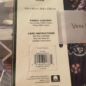 Vera Bradley quilt king